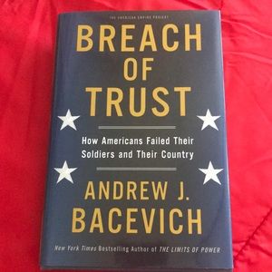 Breach of Trust hardcover book by Andrew Bacevich